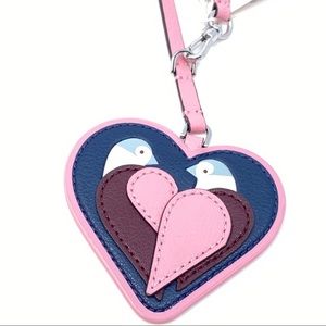 kate spade Bright Carnation Love Bird Key Fobs
